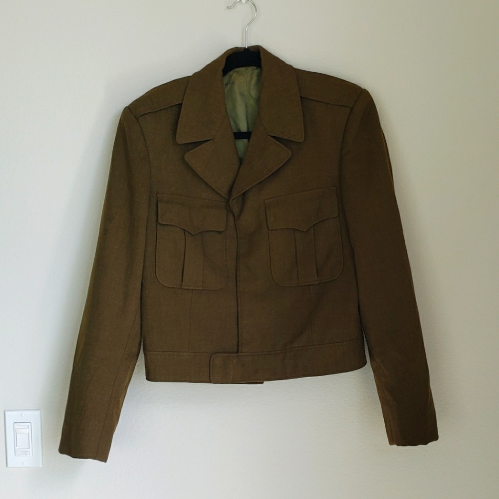 Vintage Jacket Military 1940s 1950s US Army made in Japan